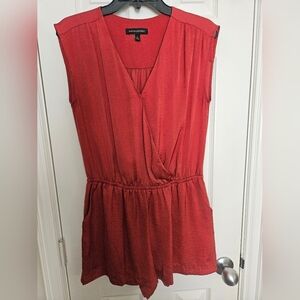 Banana Republic Deep Red Sleeveless Blouse